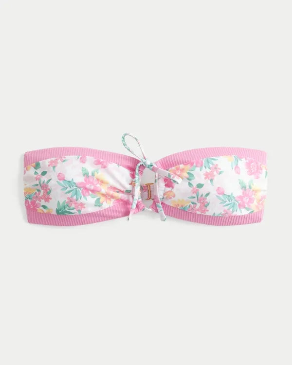 Wide Strap Bandeau Bikini Top