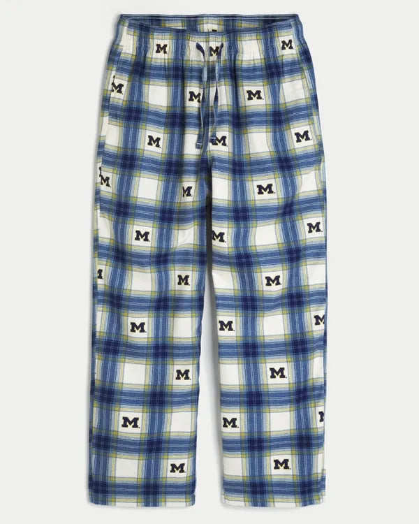 University of Michigan Wolverines Graphic Flannel Pants