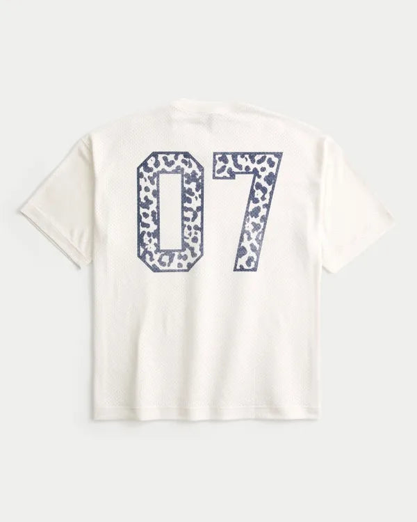 Baggy Hollywood Graphic Football Jersey