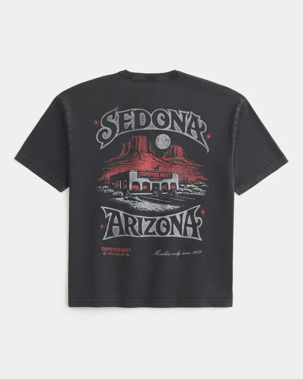 Boxy Sedona Arizona Graphic Tee