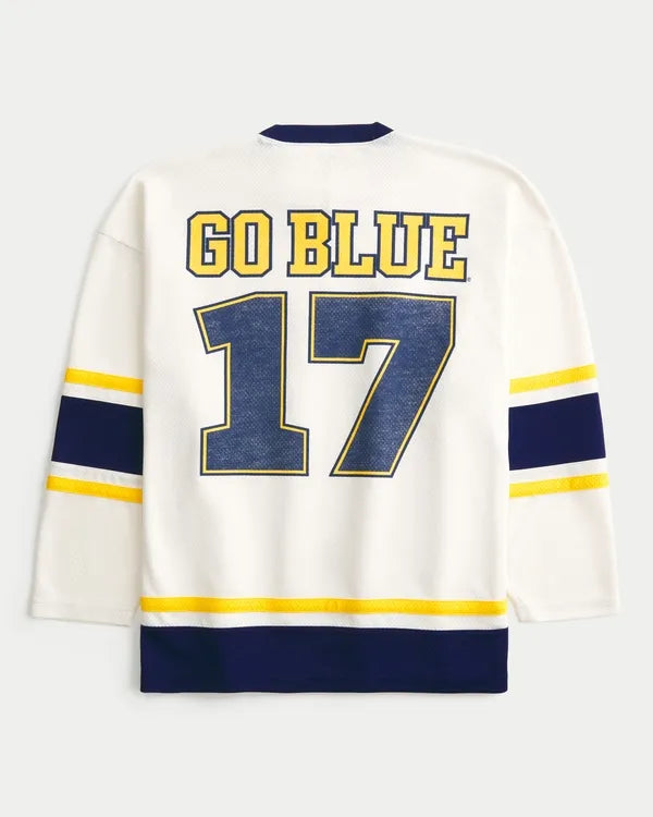 University of Michigan Wolverines Graphic Hockey Jersey