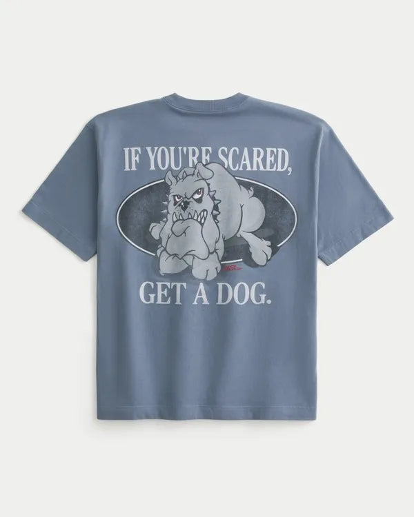 Boxy Heavyweight No Fear Graphic Tee