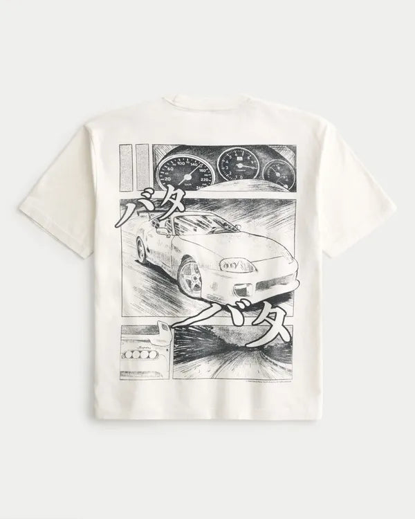 Boxy Toyota Supra Graphic Tee