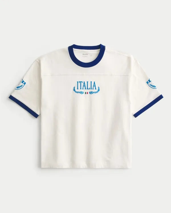 Super Boxy Heavyweight Italia Graphic Tee