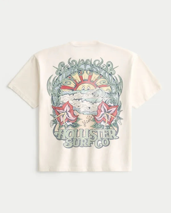 Boxy Heavyweight Logo Graphic Tee