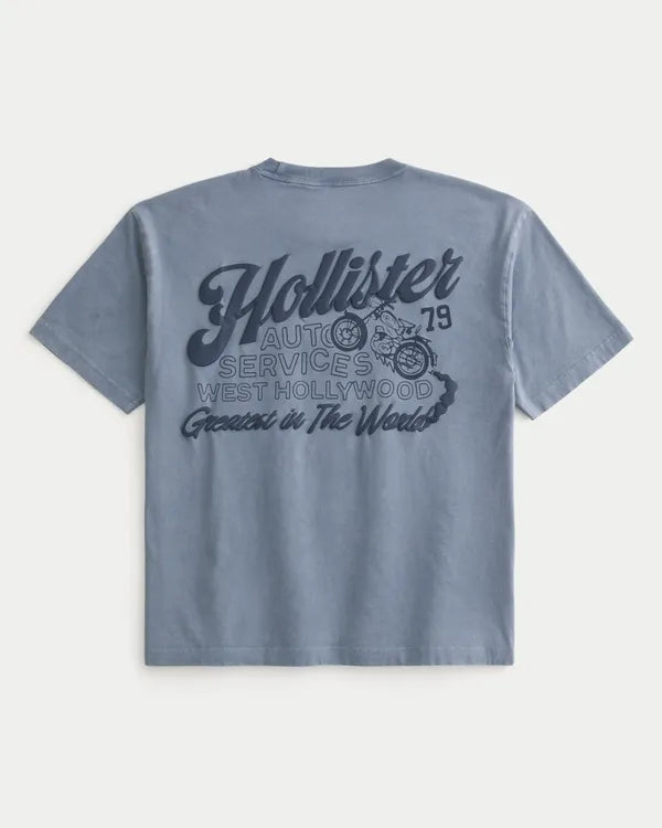 Boxy Cotton Logo Graphic Tee