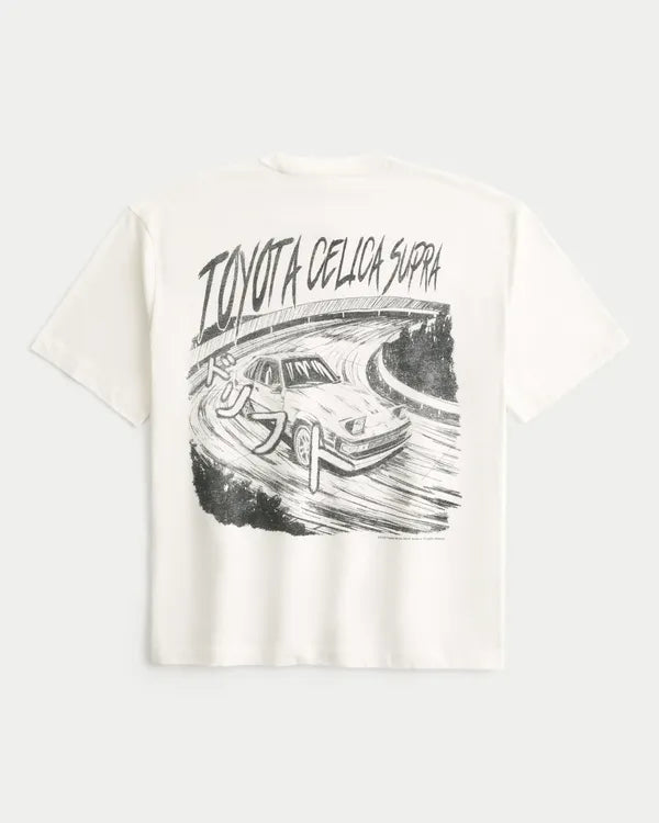 Boxy Toyota Celica Supra Graphic Tee