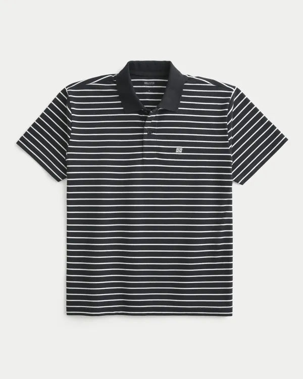 Relaxed Striped Polo