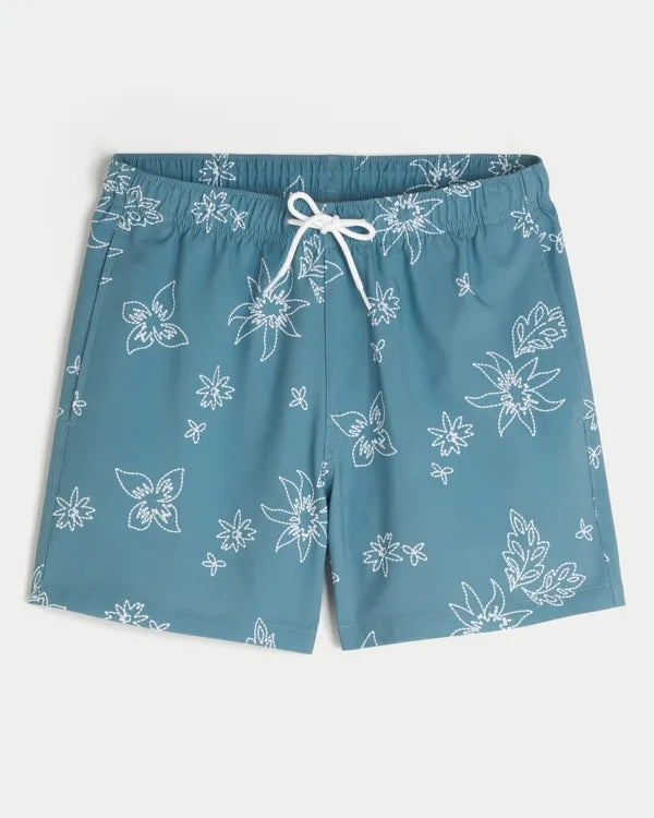Mid-Thigh Swim Trunks