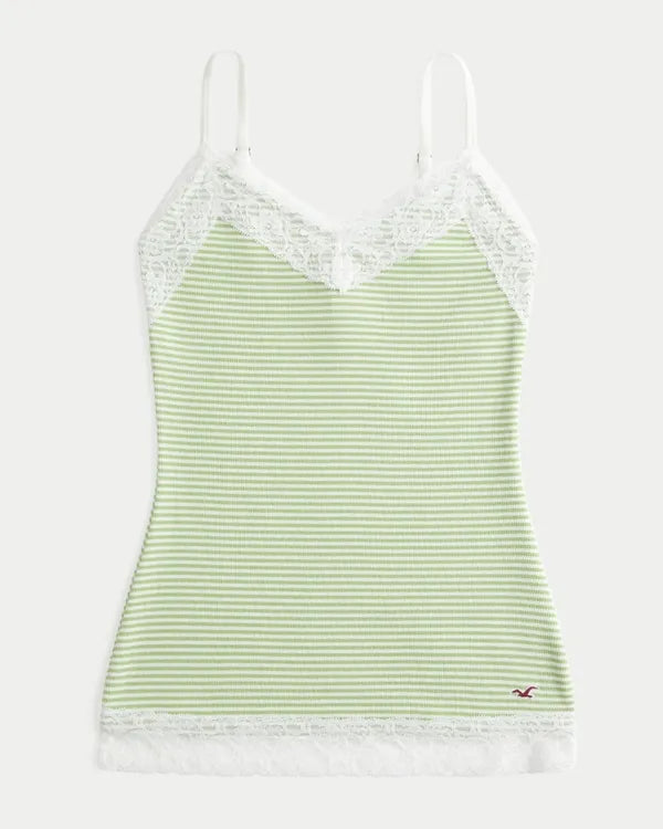 Lace Trim Layering Cami