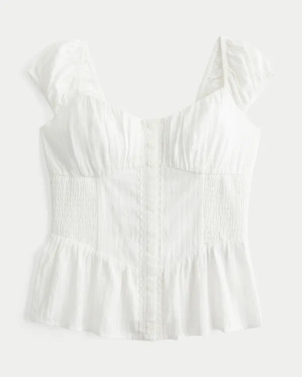 Sweetheart Peplum Top