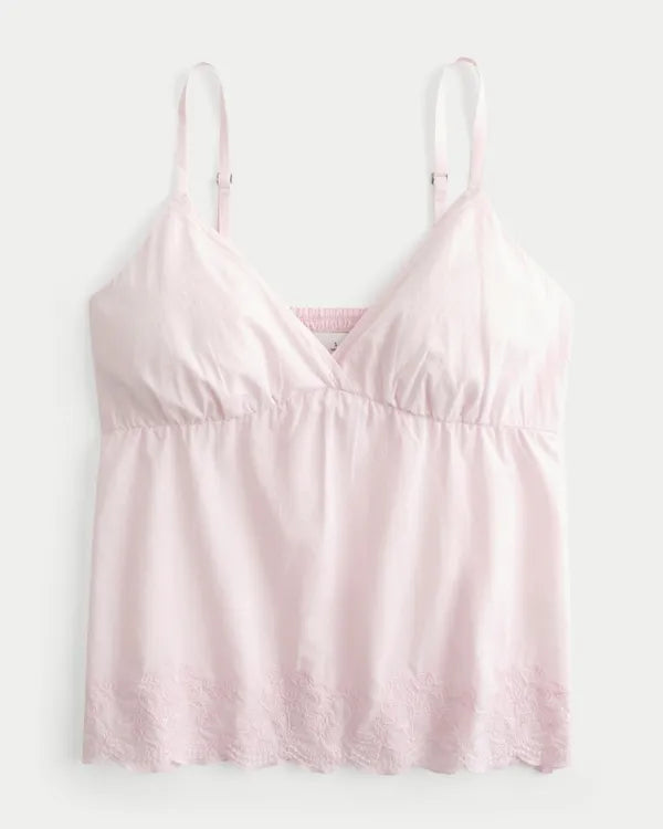 Embroidered Sequin Tank