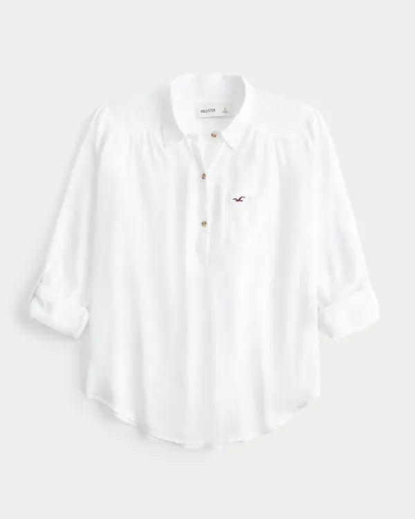 Hollister Pearl Popover Shirt