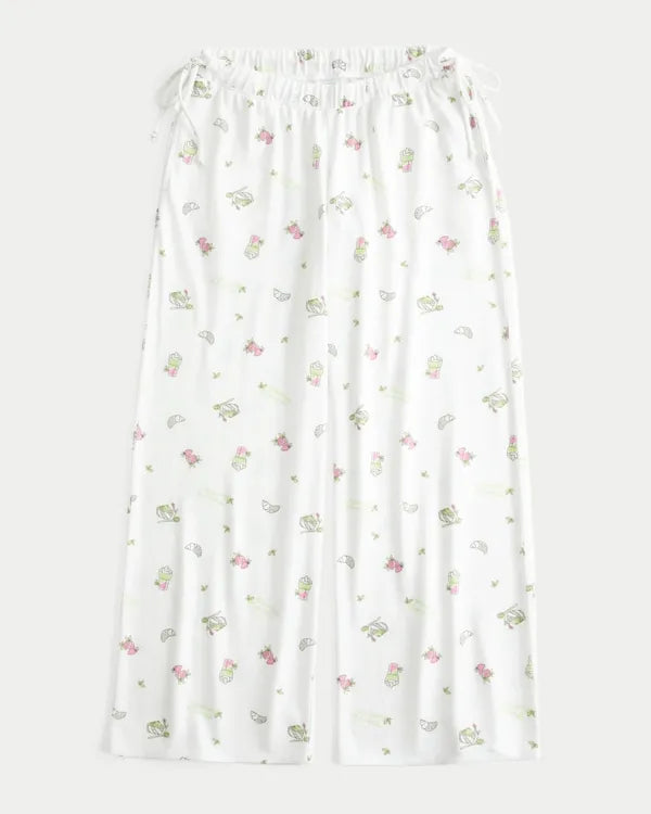 Always Cozy Side-Tie Baggy Pants