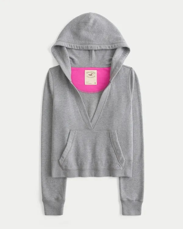 Easy V-Neck Hoodie