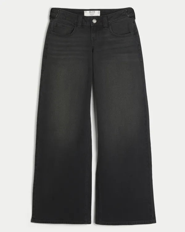 Hollister Andi Adjustable Waist Ultra Low-Rise Super Baggy Jeans