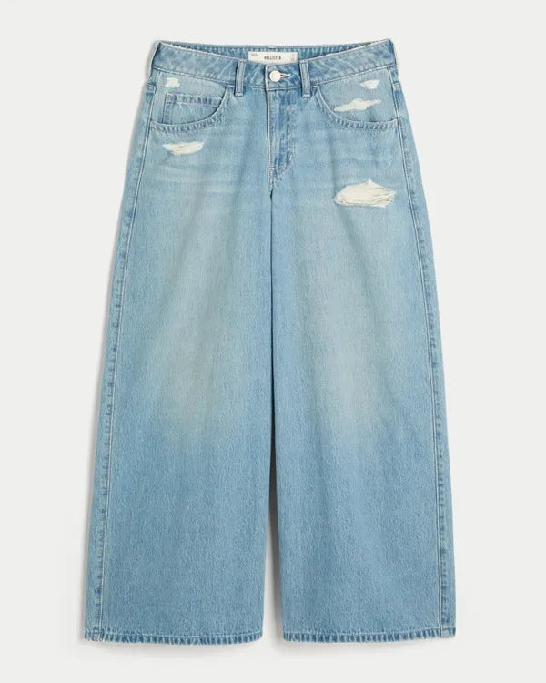Ultra Low-Rise Ripped Beyond Baggy Jeans