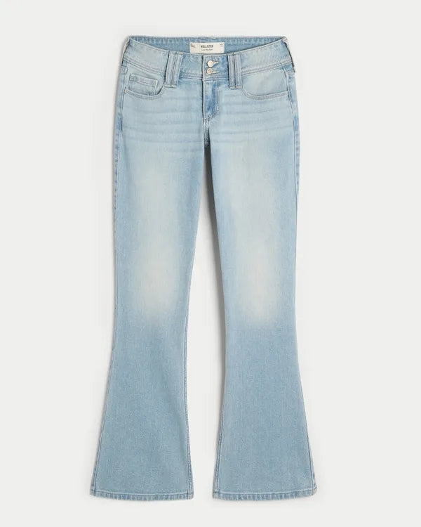 Low-Rise Bootcut Jeans