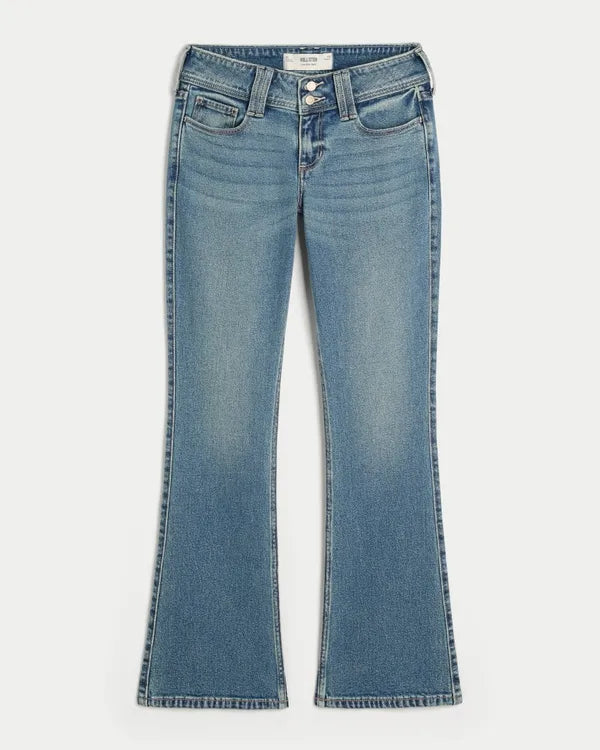 Low-Rise Bootcut Jeans