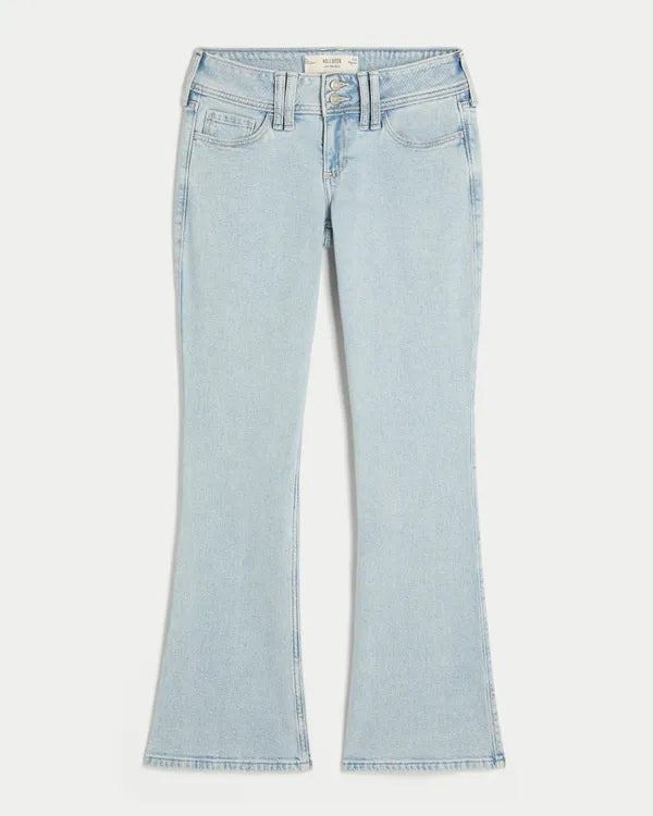 Low-Rise Bootcut Jeans