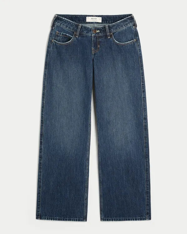 Ultra Low-Rise Baggy Jeans