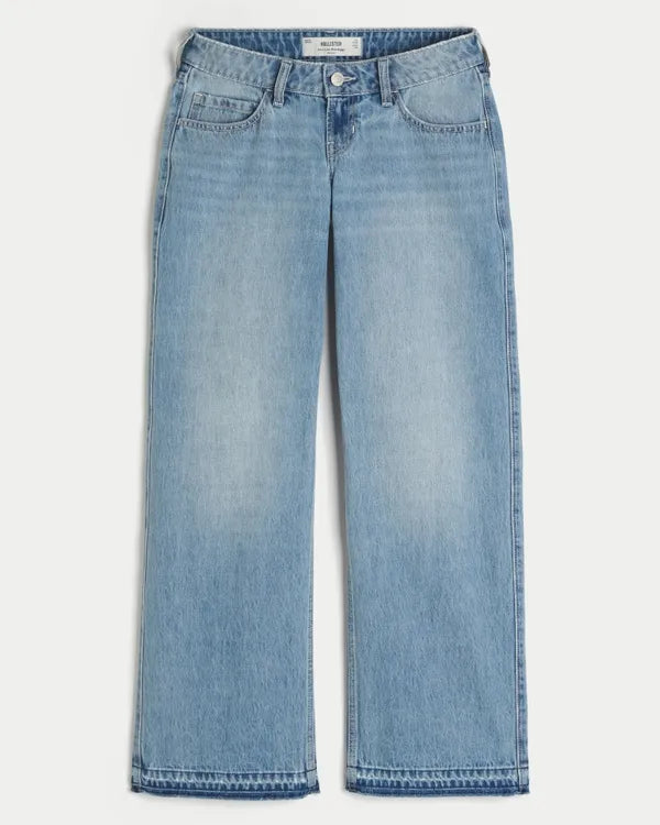 Ultra Low-Rise Baggy Jeans
