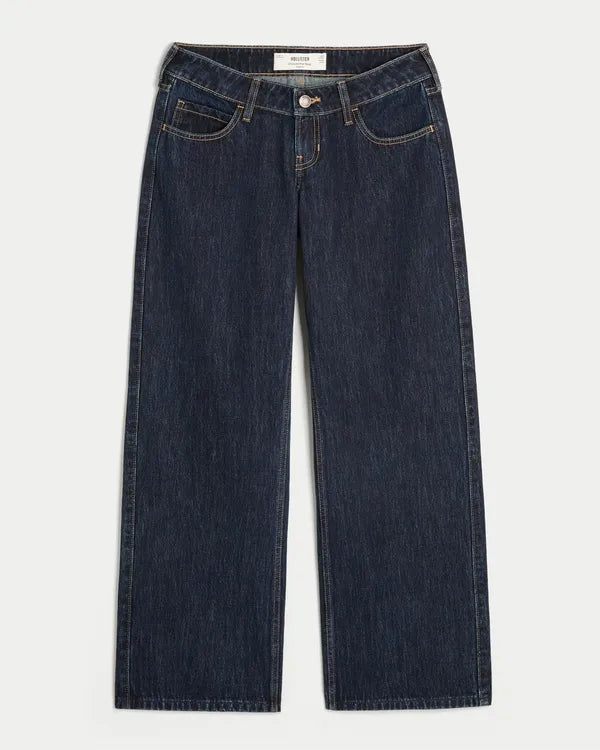 Ultra Low-Rise Baggy Jeans