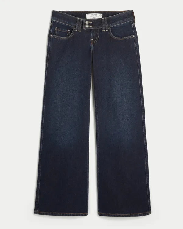 Ultra Low-Rise Wide-Leg Jeans