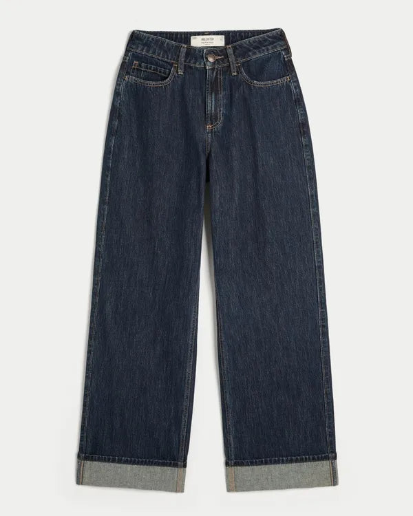 Curvy High-Rise Baggy Jeans