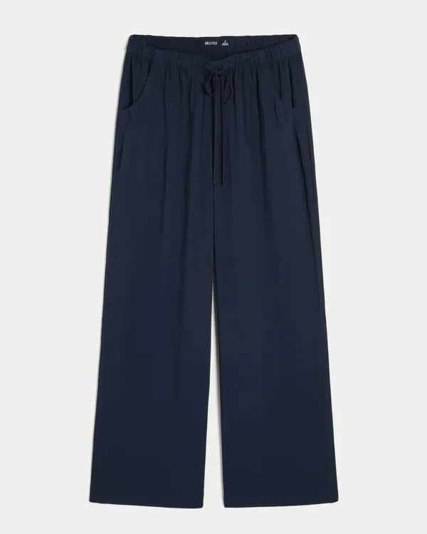 Pull-On Slub Pants