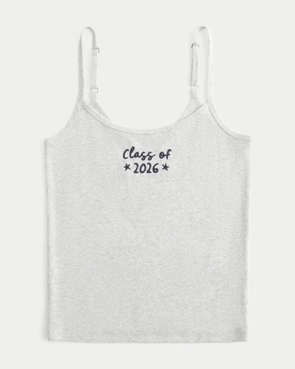 Class of 2026 Graphic Rib Cami