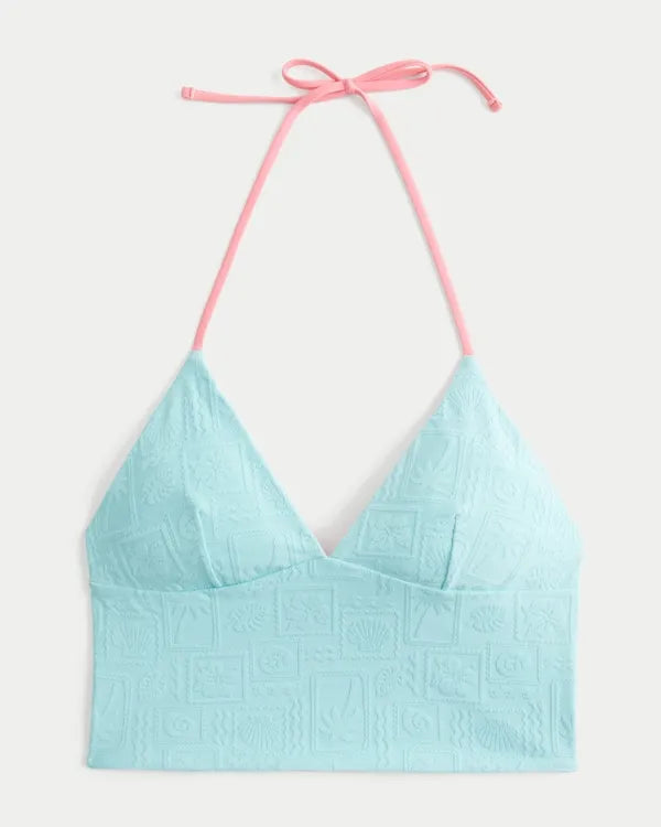Reversible Jacquard Tankini