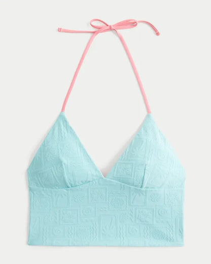 Reversible Jacquard Tankini