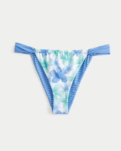 Reversible Wide-Strap Cheeky Bikini Bottom