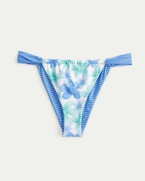 Reversible Wide-Strap Cheeky Bikini Bottom