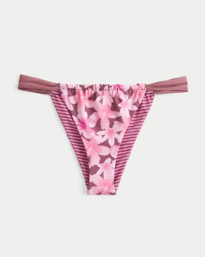 Reversible Wide-Strap Cheeky Bikini Bottom