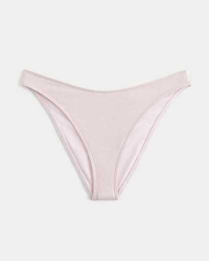 Shimmer High-Leg Cheeky Bikini Bottom