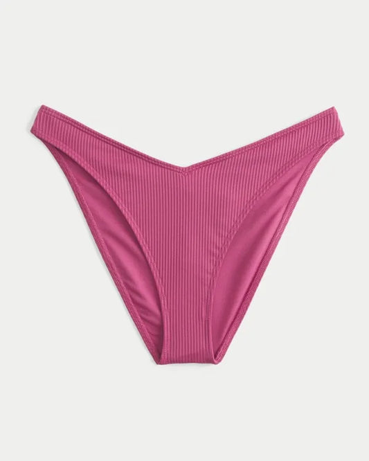 Ribbed Cheeky Bikini Bottom