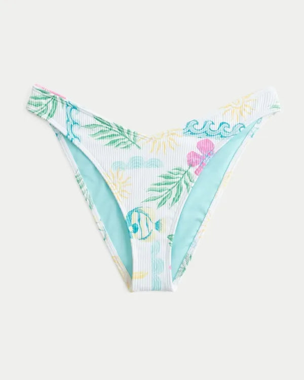 Rib Cheeky Bikini Bottom