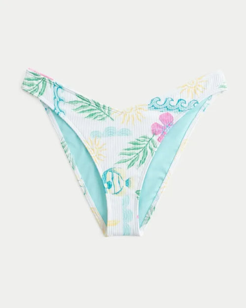 Rib Cheeky Bikini Bottom