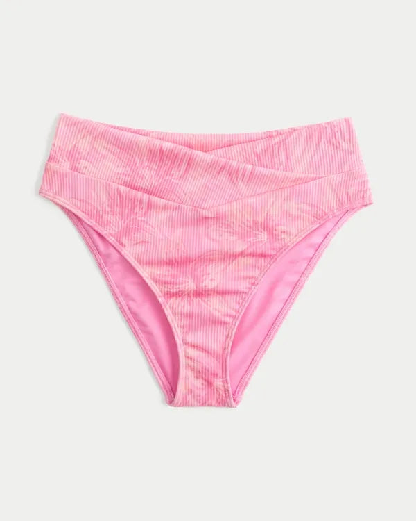 Rib High-Waist Bikini Bottom