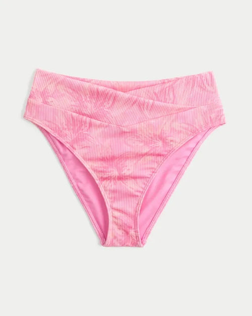 Rib High-Waist Bikini Bottom
