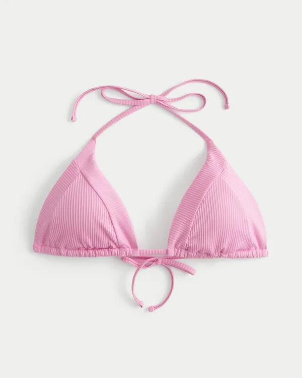 Rib Multi-Way Triangle Bikini Top