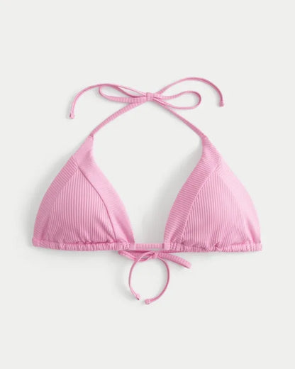Rib Multi-Way Triangle Bikini Top