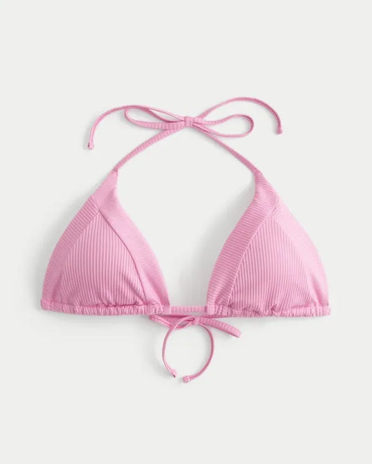 Rib Multi-Way Triangle Bikini Top