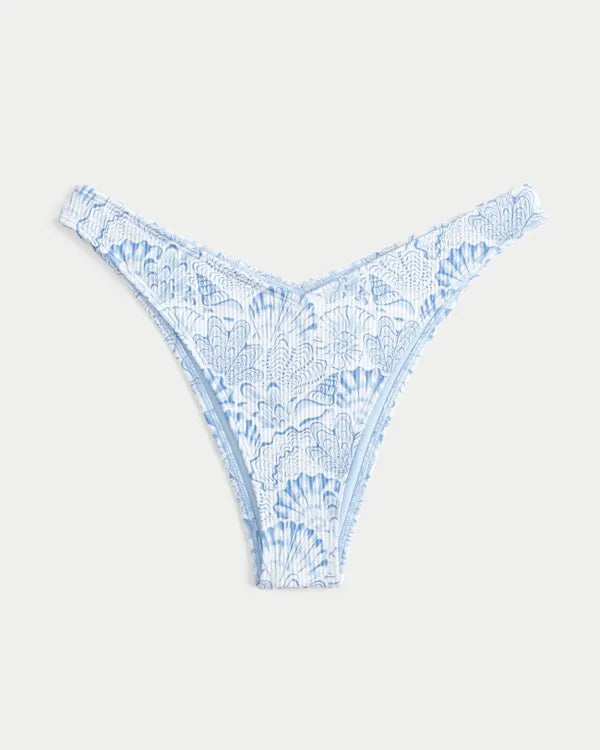 Rib High-Leg Cheekiest Bikini Bottom
