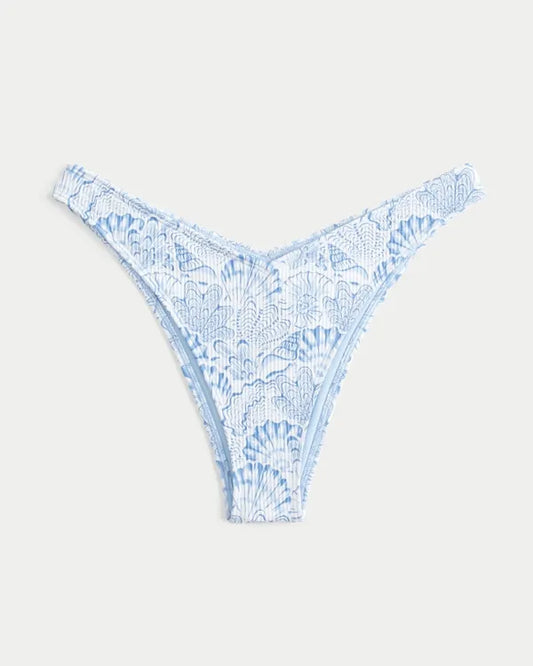 Rib High-Leg Cheekiest Bikini Bottom
