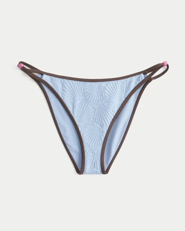 Jacquard Cheeky Bikini Bottom