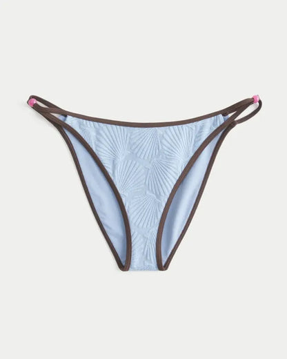 Jacquard Cheeky Bikini Bottom