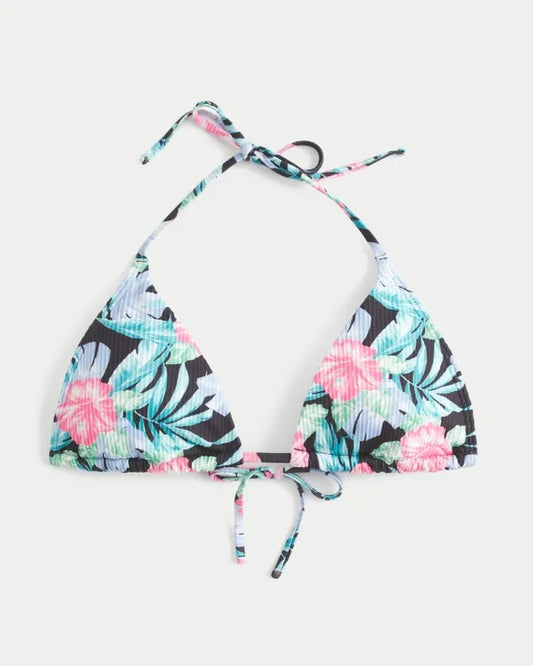 Rib Multi-Way Triangle Bikini Top